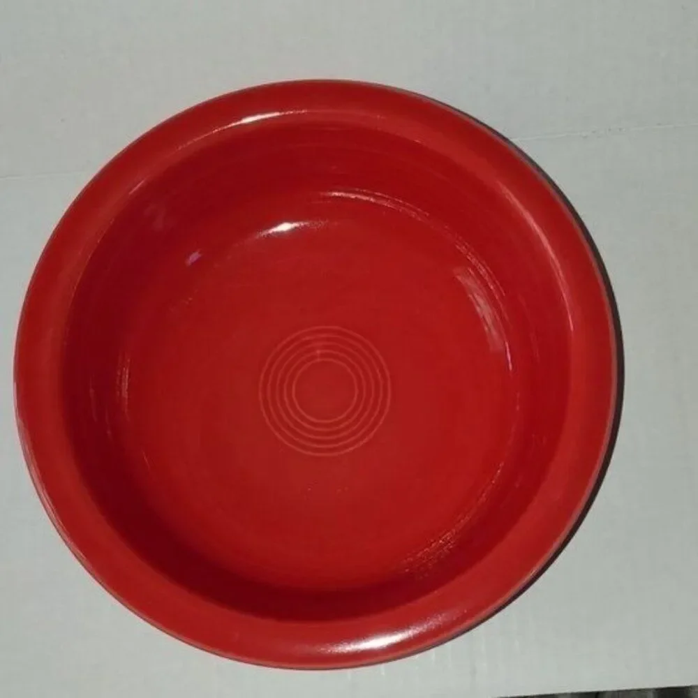 Fiestaware Fiesta Vegetable Bowl Dish Large Scarlet Red SERVING CERAMIC